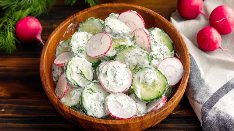 radish cucumber yogurt salad
