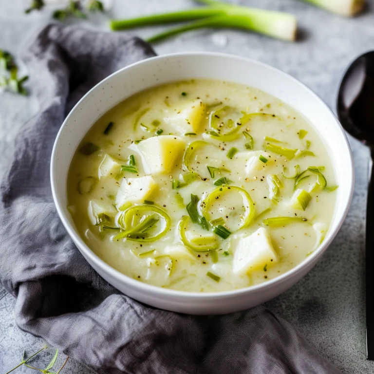 Irish potato leek soup recipe