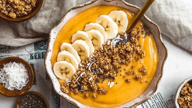 mango and coconut smoothie